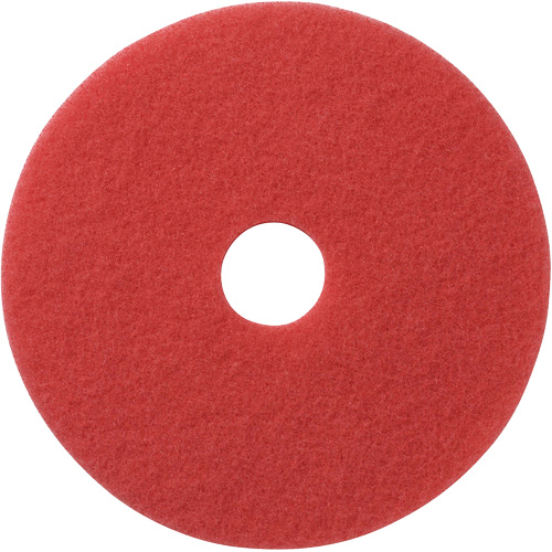 Tampons &agrave; lustrer pour planchers, 19", Lustrage, Rouge - Americo 404419
