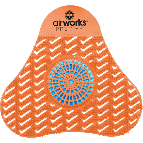 Tamis d'urinoir avec bloc d&eacute;sodorisant AirWorks - Hospeco AWSP007