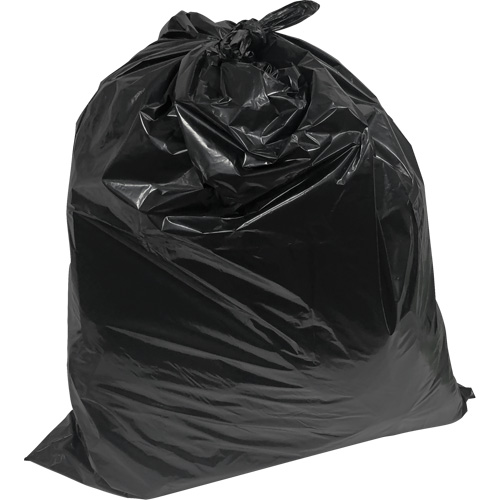 Sacs &agrave; ordures de calibre industriel, T-Fort, 35" la x 50" lo, 1,2 mil, Noir, Capacit&eacute; 194 L (44 gal.) - Produits d’entretien RMP 