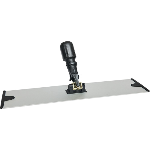 Support de vadrouille &agrave; &eacute;pousseter en microfibres &agrave; boucles et crochets, 18", Aluminium - M2 Professional MFF-7418