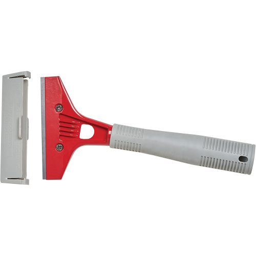 Small Scraper, Steel Blade, 4" Wide, Plastic Handle - M2 Professional WS-SR01510