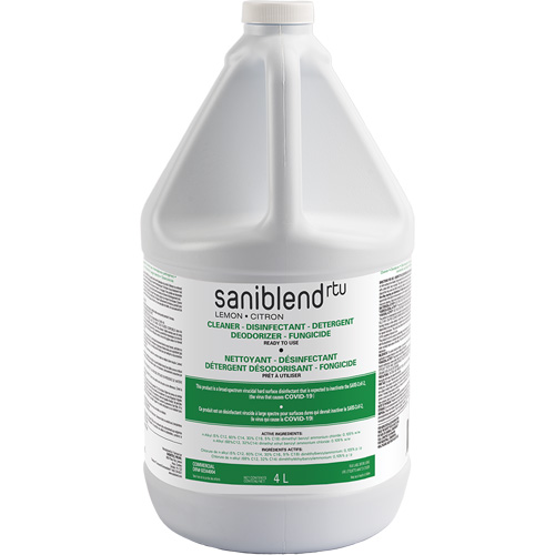 D&eacute;sinfectant et assainissant SaniBlend pr&ecirc;t &agrave; l'emploi, 4 L, Cruche - Safeblend SRTLGW4