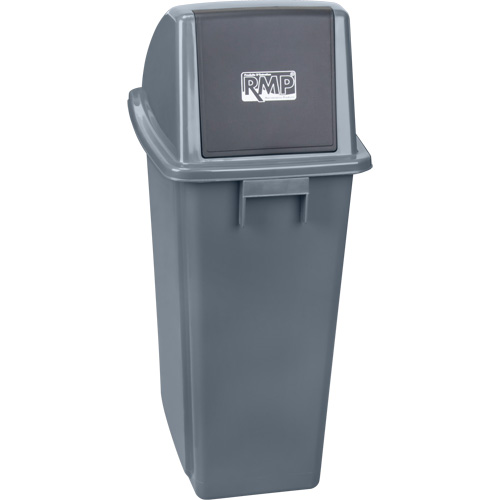 Garbage Can, Plastic, 15 US gal. - RMP Maintenance Products 