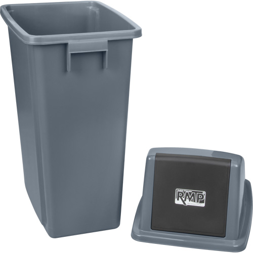 Garbage Can, Plastic, 15 US gal. - RMP Maintenance Products 