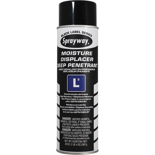 L2 Moisture Displacer Deep Penetrant, Aerosol Can, 20 fl. oz. - Sprayway SW290