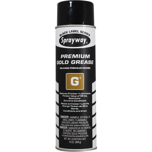 Graisse lubrifiante de premi&egrave;re qualit&eacute; G1, Canette a&eacute;rosol - Sprayway SW294