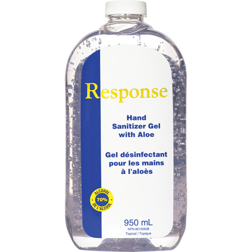 Gel d&eacute;sinfectant pour les mains &agrave; l'alo&egrave;s Response, 950 ml, Recharge, 70 % alcool - Grime Eater 88-90
