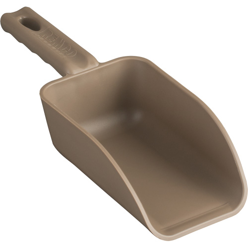 Mini Hand Scoop, Plastic, Brown, 16 oz. - Vikan 630066