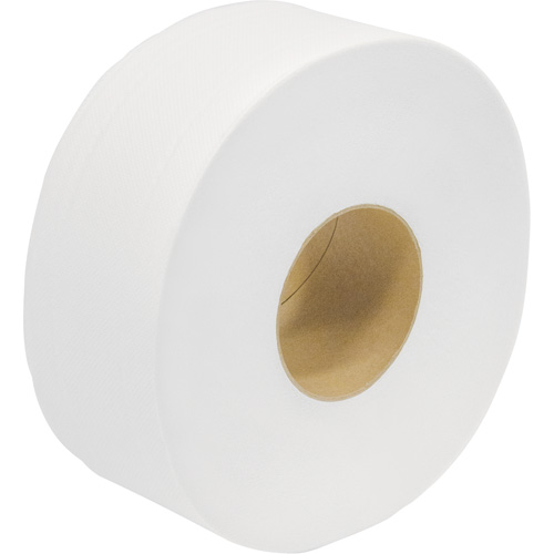 Snow Soft Premium Mini JRT Toilet Paper, Jumbo Roll, 2 Ply, 650' Length, White - Sunset Converting Corporation JRT650