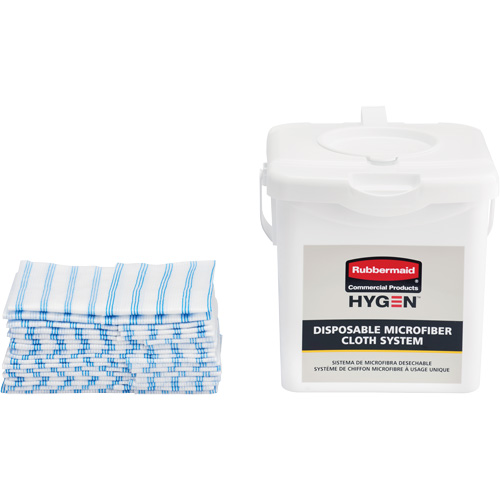 Microfibre Cloth Charging Bucket, White - Hygen 2135007