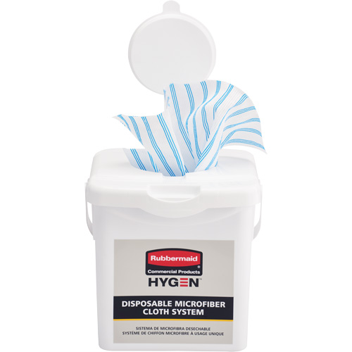 Microfibre Cloth Charging Bucket, White - Hygen 2135007