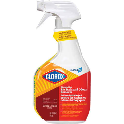 Disinfecting Bio Stain & Odour Remover, 946 ml, Trigger Bottle - Clorox 55500016938
