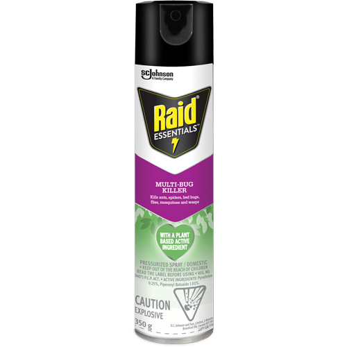 Raid&reg; Essentials Multi-Bug Killer, 350 g, Aerosol Can - SC Johnson 10062300007902