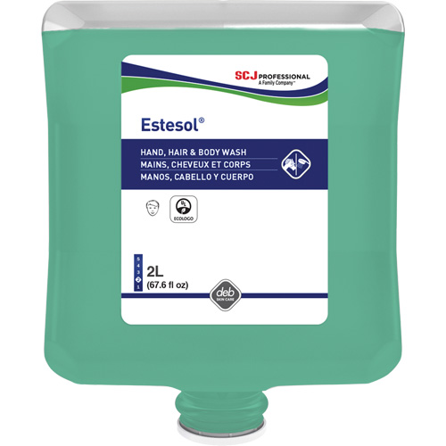 Estesol&reg; Hand, Hair and Body Cleaner, 2 L, Rain Forest, Plastic Cartridge - SC Johnson Professional 4000009745