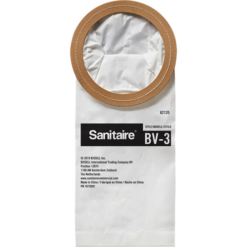 BV-3 Premium Paper Backpack Vacuum Bag - Sanitaire 62135