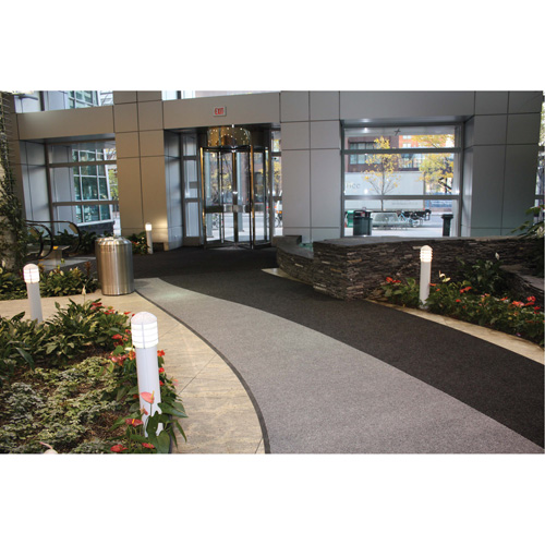 Supreme Knob Entrance Matting, Wiper/Scraper, 6-1/2' x 75-1/2' x 7/16", Charcoal - Edgewood Matting SKN202000