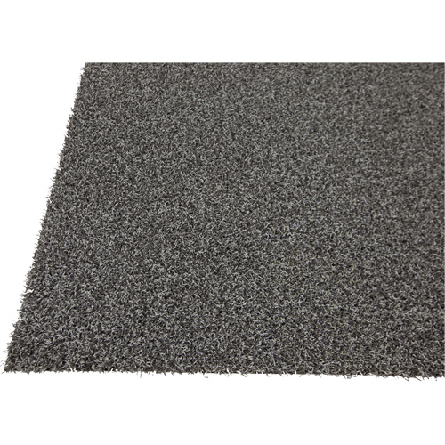 Tundra Indoor/Outdoor Matting, Latex/Polypropylene, Scraper Type, Tufted Cut Pile Pattern, 3-1/2' x 15', Charcoal - Edgewood Matting TRF201015