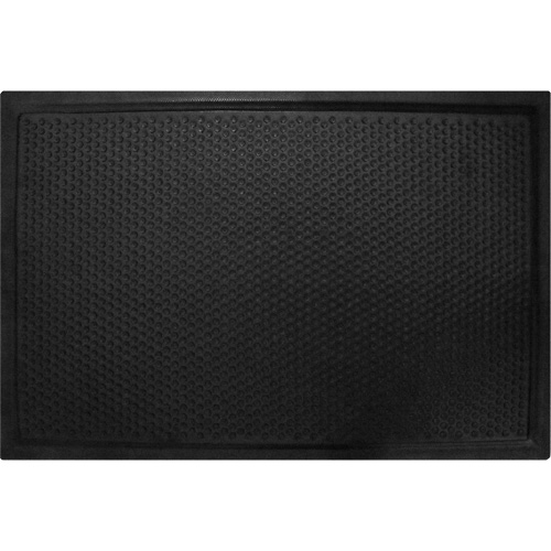 DuraComfort Anti-Fatigue Mat, Bubbled, 3' x 5' x 1/2", Black, Nitrile - M+A Matting 475035000