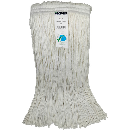 T&ecirc;te de vadrouille &eacute;troite &agrave; 4 plis, Rayonne, 32 oz, Style Coup&eacute; - Produits d’entretien RMP 