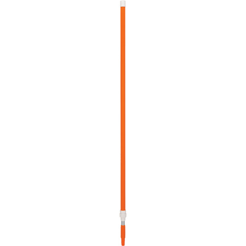 Manche, Balai/Brosse/Vadrouille &agrave; &eacute;pousseter/Support &agrave; tampon/Grattoir/Raclette/Vadrouille humide, Orange, T&eacute;lescopique, 62" - 109-2/5" lo - Vikan 29757