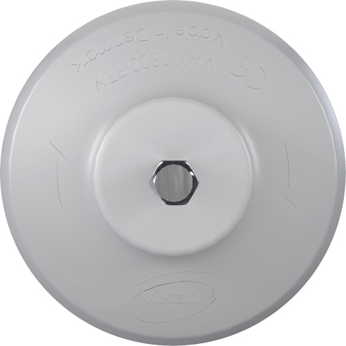 Brosse ronde HyDrive pour perceuse, Soies Tr&egrave;s ferme, Longueur de 3-1/10", Blanc - Vikan 87005