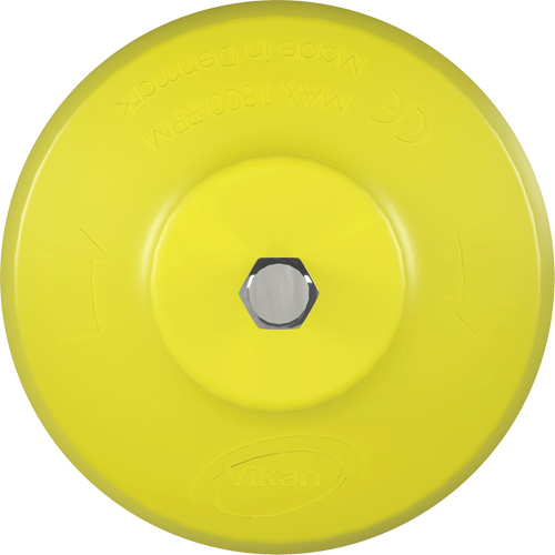 Brosse ronde HyDrive pour perceuse, Soies Tr&egrave;s ferme, Longueur de 3-1/10", Jaune - Vikan 87006