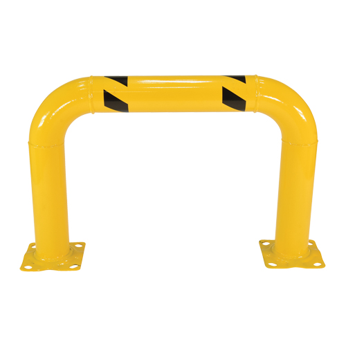 Garde-corps &agrave; profil &eacute;lev&eacute; pour machines, 3' la x 2' h, Jaune - Vestil HPRO-36-24-4