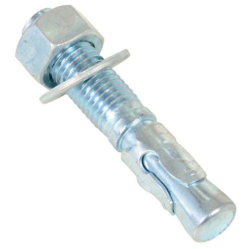 Wedge Bolt Anchor, Zinc Plated, 3/4" x 4-1/4" - Vestil AS-344