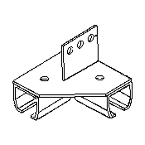Raccord pour joint d'angle de 90° pour murs-rideaux mont&eacute;s sur poutre - Duratrack 16TBRAV