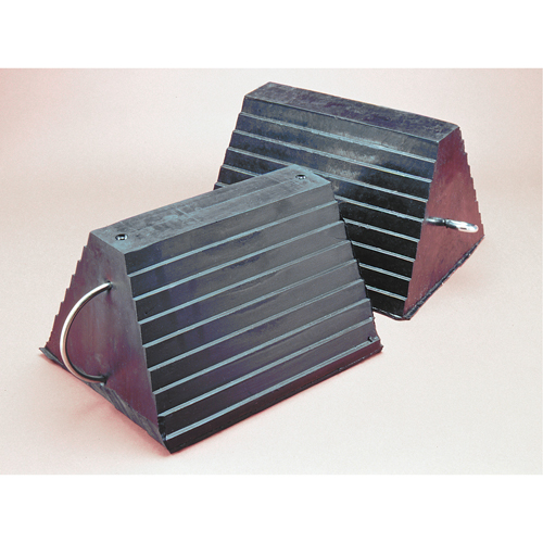 Wheel Chock, 9" x 8" x 6", Black - KLETON 