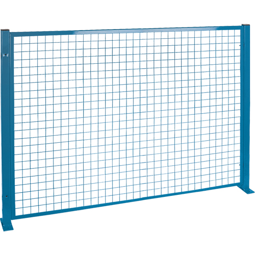 Perimeter Guards - Mesh Style, 4' H x 8' W, Blue - KLETON 