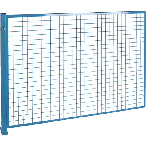 Perimeter Guards - Mesh Style, 4' H x 8' W, Blue - KLETON 