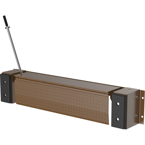 Niveleur de quai m&eacute;canique Edge-O-Dock, 93" la, 66" Largeur de la plateforme, 29" Port&eacute;e - Vestil FM-2066