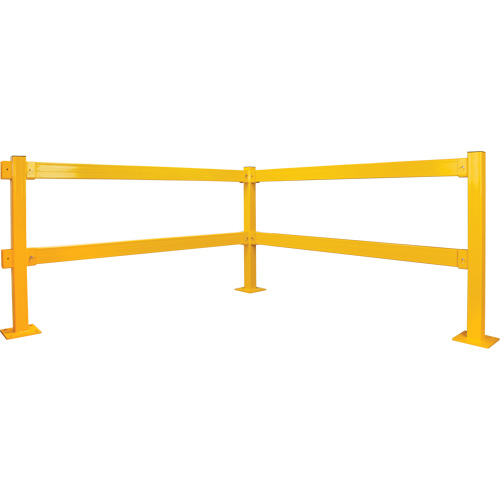 Garde-corps Lift-Out, Acier, 3' lo x 4" h, Jaune s&eacute;curit&eacute; OSHA - KLETON 