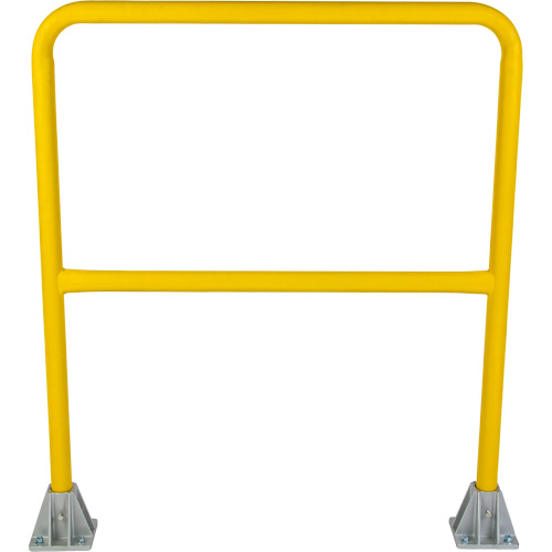 Safety Gate Railing, Steel, 36" L x 42" H, Yellow - KLETON 