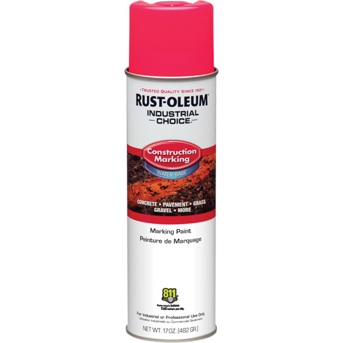 Water Based Marking Paint, 17 oz., Aerosol Can - Rust-Oleum 264702