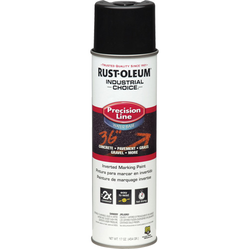 Peinture de marquage lin&eacute;aire de pr&eacute;cision &agrave; base d'eau M1800, 17 oz, Canette a&eacute;rosol - Rust-Oleum 1875838