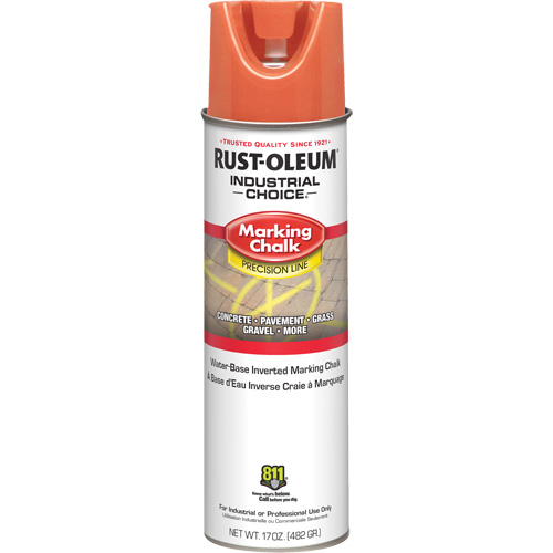 MC1800 System Precision Line Inverted Marking Chalk, Aerosol Can - Rust-Oleum 205233