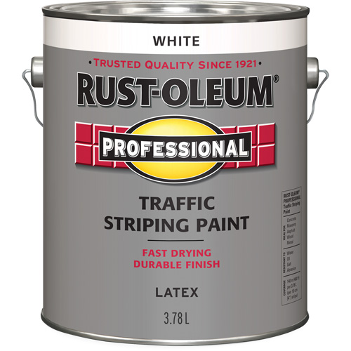 Peinture pour traçage de lignes de circulation, Blanc, 3,78 L, Cruche - Rust-Oleum 303501
