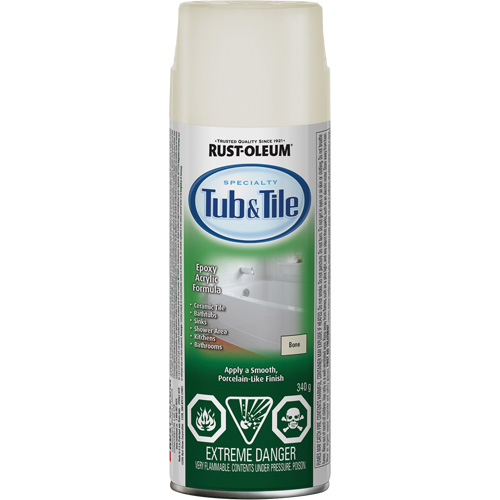 Specialty Tub & Tile Spray Paint, Aerosol Can, Bone - Rust-Oleum 287317