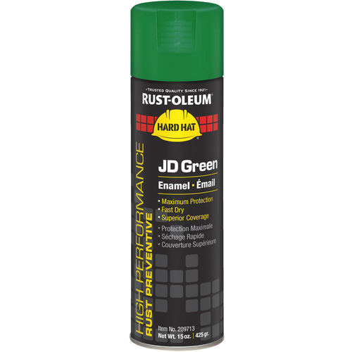 V2100 System Farm Equipment Spray, John Deere Green, High-Gloss, 15 oz., Aerosol Can - Rust-Oleum 209713
