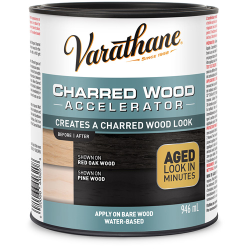 Acc&eacute;l&eacute;rateur de vieillissement du bois Varathane, 946 ml, Canette, Noir - Rust-Oleum 349399