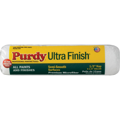 Ultra Finish Roller Cover, 12.7 mm (1/2") Nap, 240 mm (9-1/2") L - Purdy 137678M93