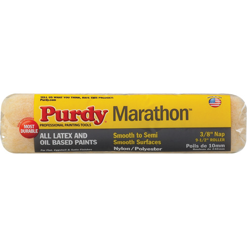 Marathon Roller Cover, 9.5 mm (3/8") Nap, 240 mm (9-1/2") L - Purdy 137602M92