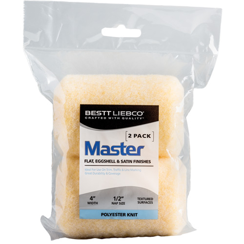 Master Trim and Traffic Roller Refill, 13 mm (1/2") Nap, 101.6 mm (4") L - Bestt Liebco 559004400