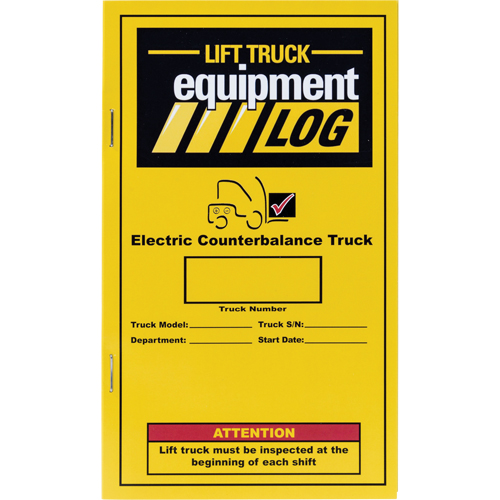 Forklift Replacement Truck Log Book - Ideal Warehouse Innovations 70-1065-CP