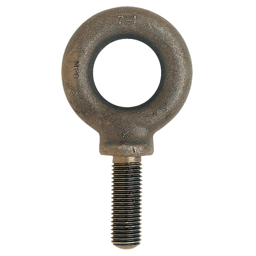 Eye Bolt, 81 mm Dia., 57 mm L, Uncoated Natural Finish, 6292 lbs. (6.146 tons) Capacity - Gray Tools BS20M