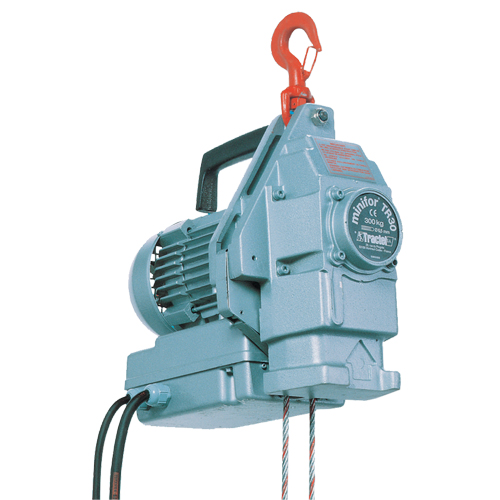 Palan &eacute;lectrique portatif &agrave; c&acirc;ble d'acier Minifor TR30 - Tractel 0261019