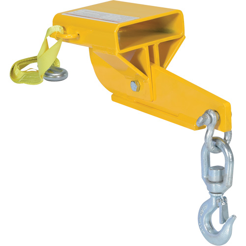 Auto-Tension Hoisting Hook, 5-1/2" x 1-1/2" Fork Pocket - Vestil S-FORK-4-AT