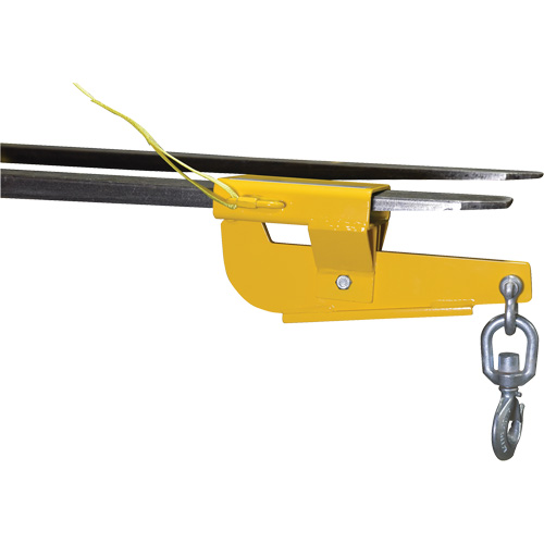 Auto-Tension Hoisting Hook, 5-1/2" x 1-1/2" Fork Pocket - Vestil S-FORK-4-AT